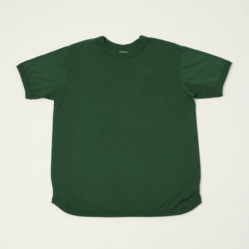 FULLCOUNT 5222 Flat Seam Heavyweight T-Shirt - Dark Green