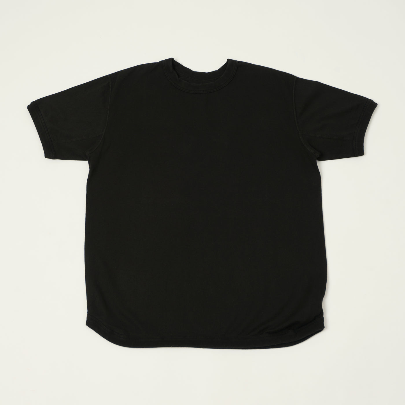FULLCOUNT 5222 Flat Seam Heavyweight T-Shirt - Black