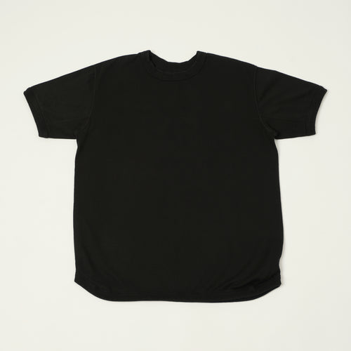 FULLCOUNT 5222 Flat Seam Heavyweight T-Shirt - Black