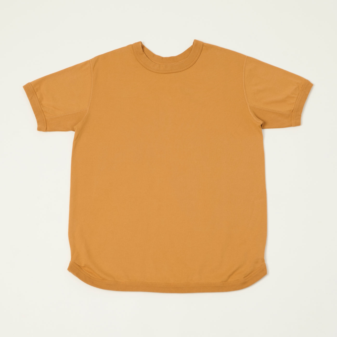 FULLCOUNT 5222 Flat Seam Heavyweight T-Shirt - Saffron