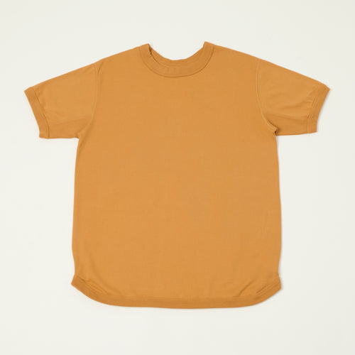 FULLCOUNT 5222 Flat Seam Heavyweight T-Shirt - Saffron
