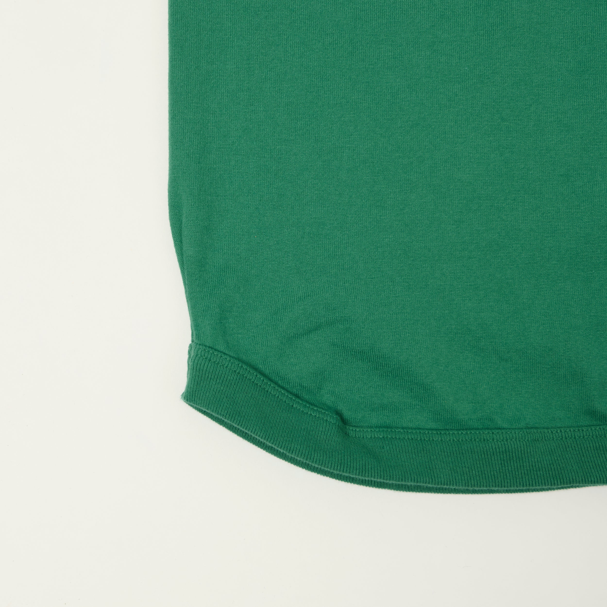FULLCOUNT 5222H Flat Seam Heavyweight Henley - Green