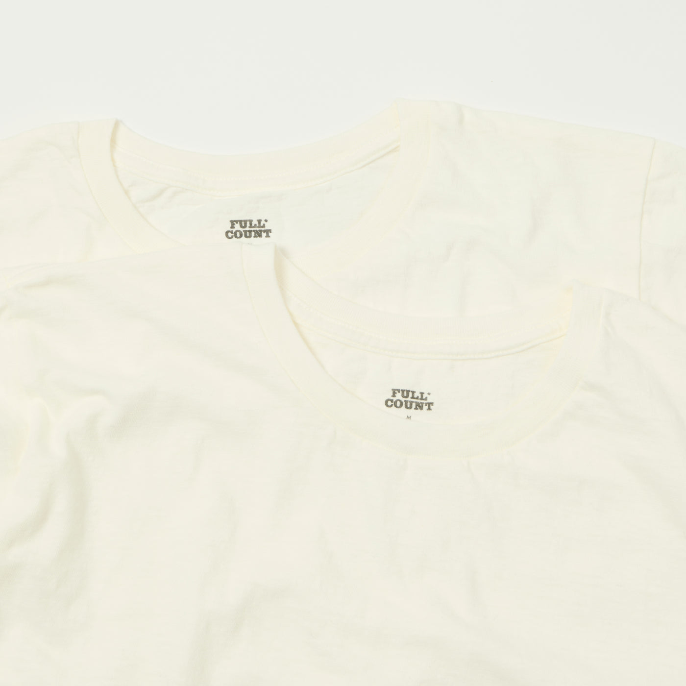 FULLCOUNT 5503 Classic Crew Neck 2 Pack - White