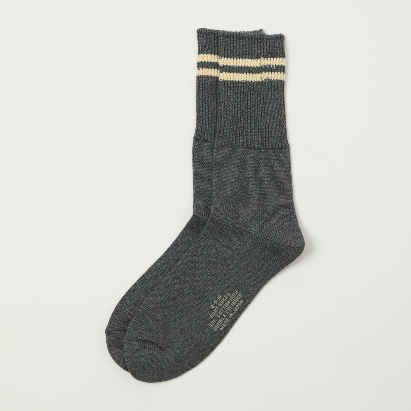 FULLCOUNT 6110 Military Sock - Charcoal Grey