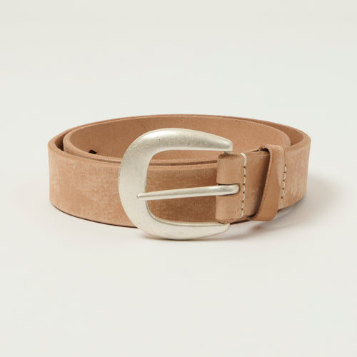 FULLCOUNT 6210 Wild Leather Belt - Natural