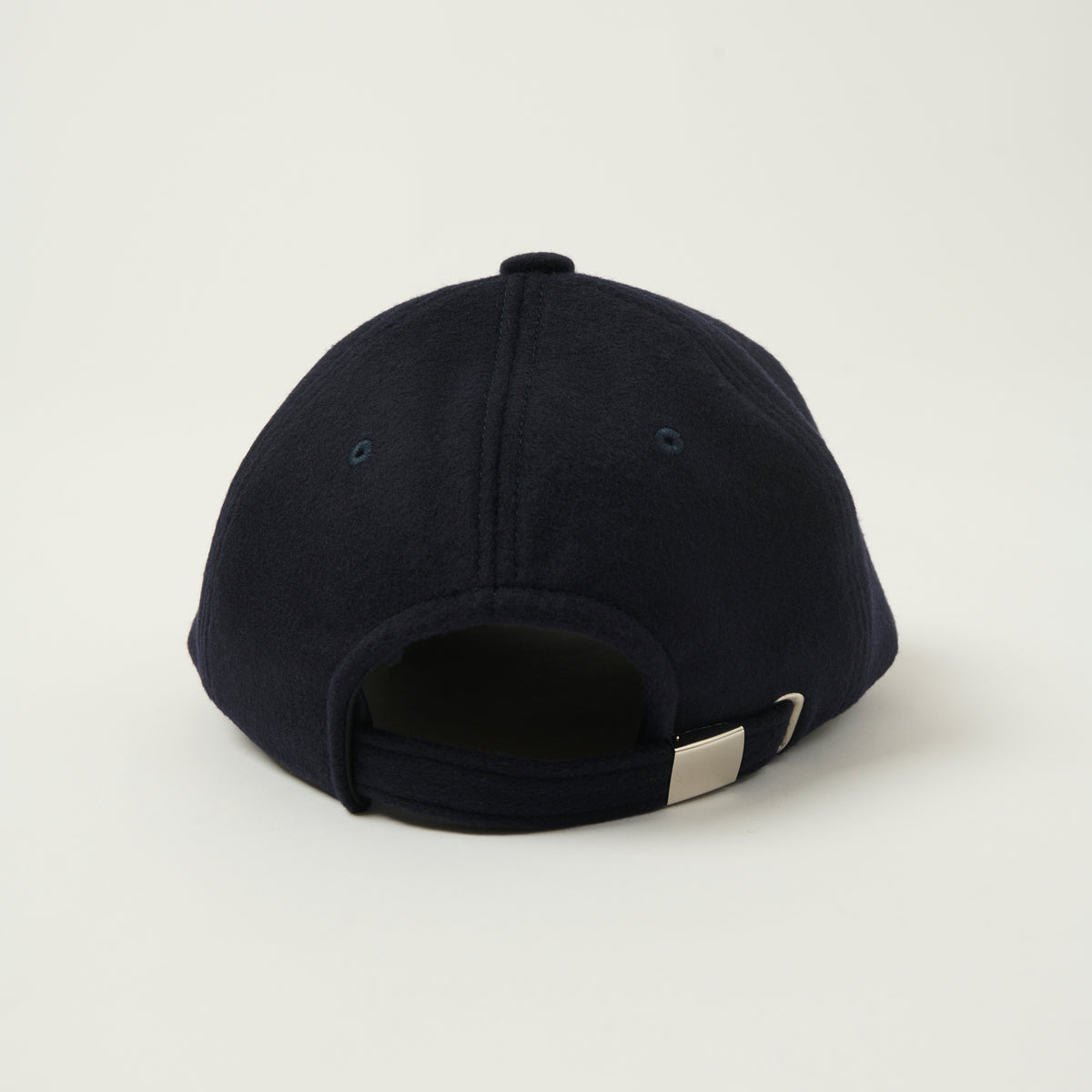 FULLCOUNT 6262 Six Panel 'FULL' Melton Wool Baseball Cap - Navy