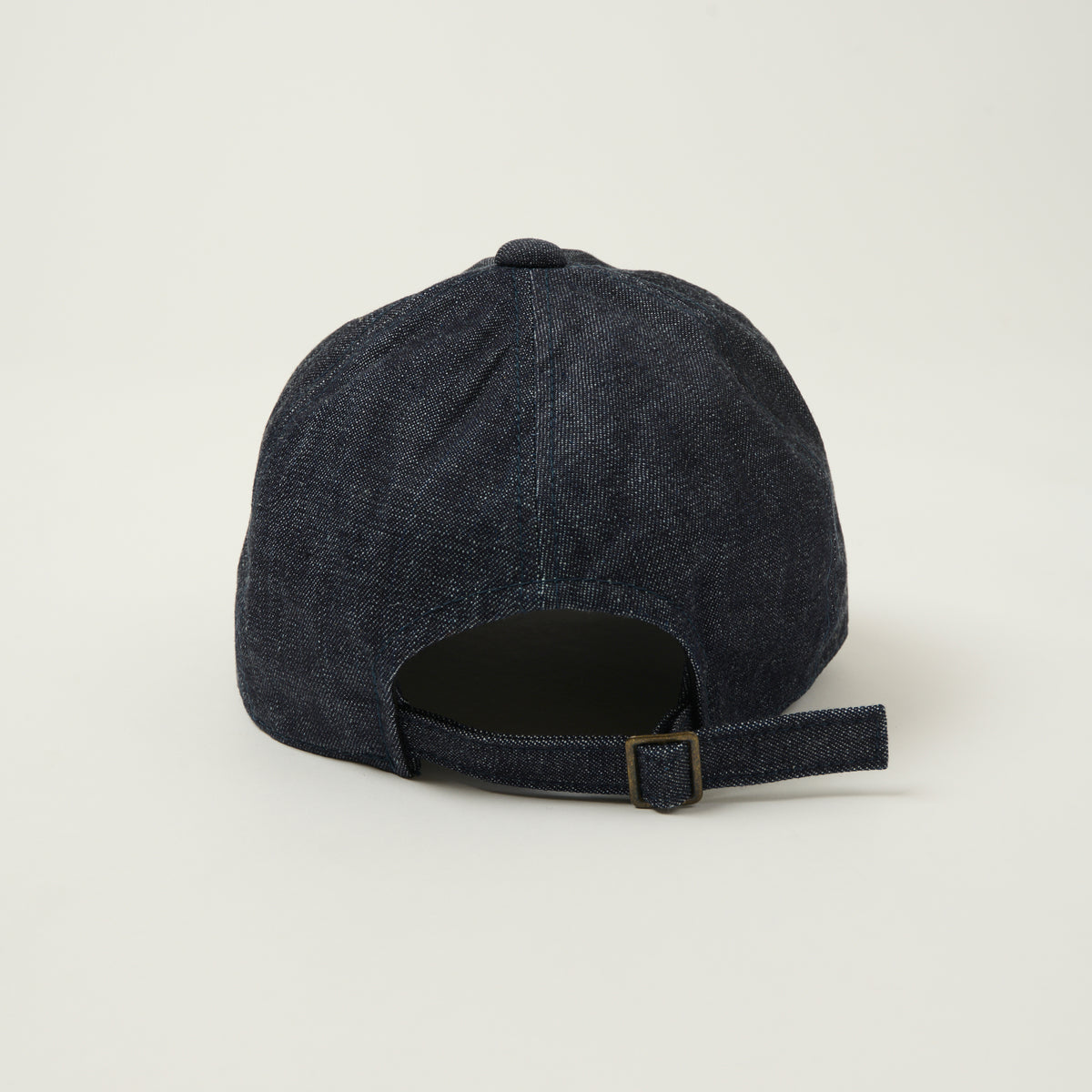 FULLCOUNT 6264 Six Panel Bootleg Logo Denim Cap - One Wash