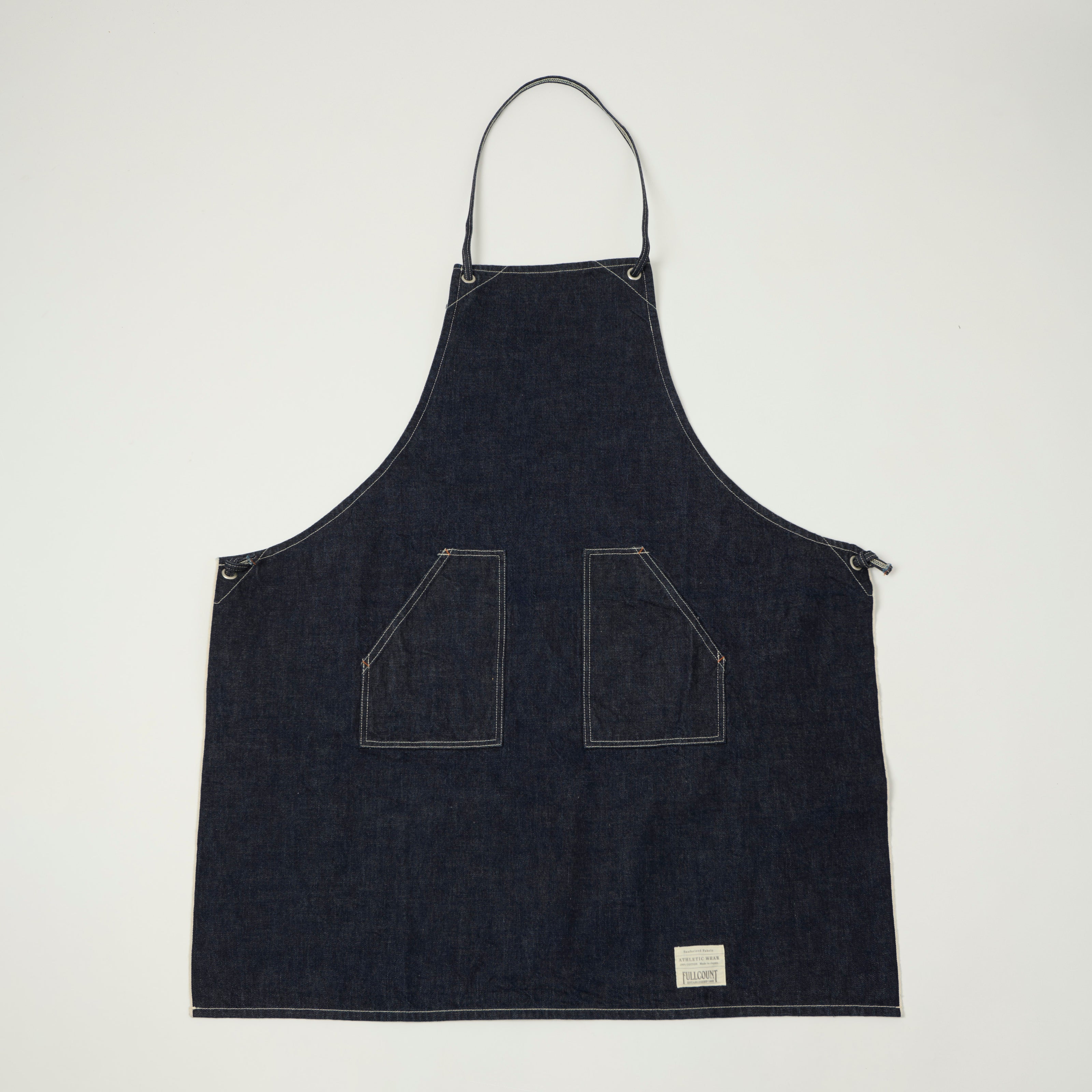 FULLCOUNT 6842 13.7oz Denim Work Apron - One Wash