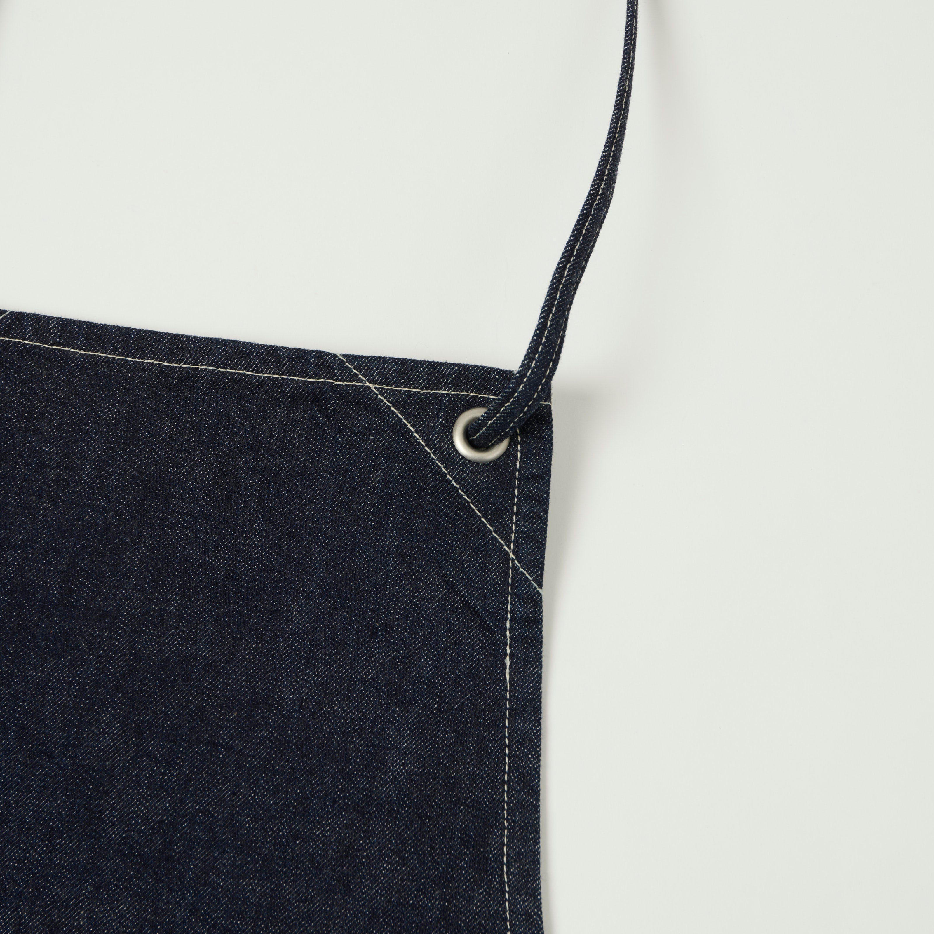 FULLCOUNT 6842 13.7oz Denim Work Apron - One Wash