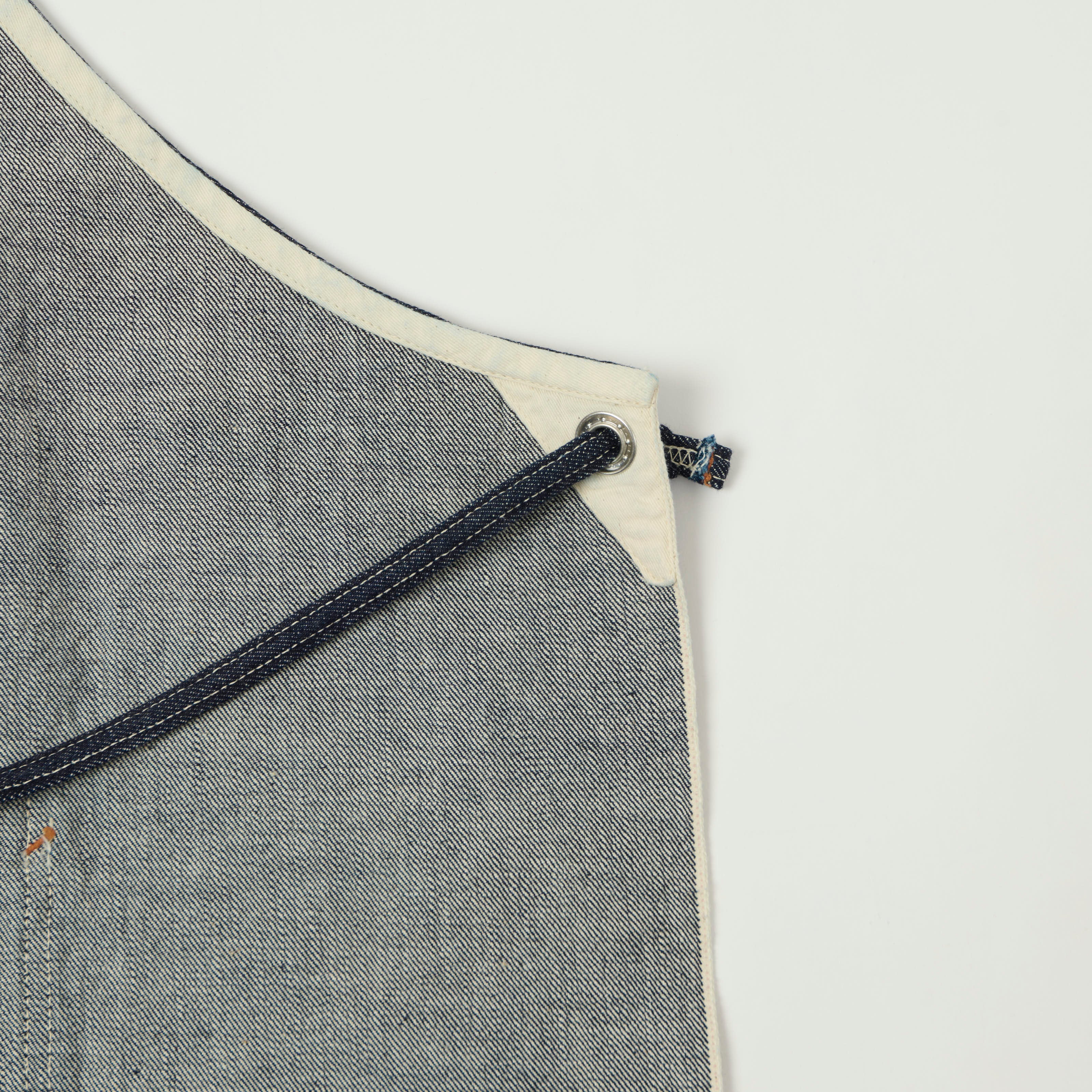 FULLCOUNT 6842 13.7oz Denim Work Apron - One Wash