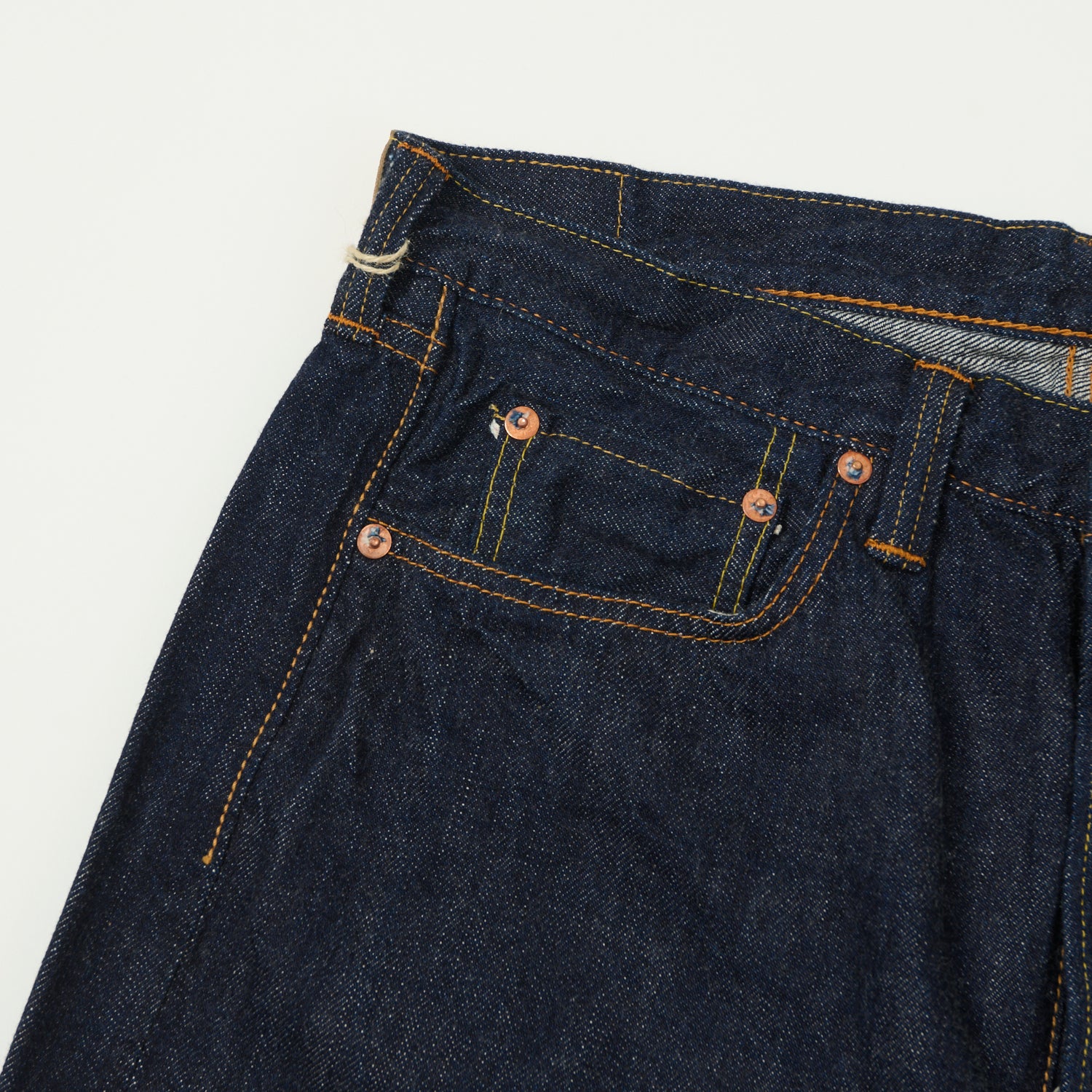 FULLCOUNT 1108SS 'Super Smooth' 11.5oz Regular Straight Jean - One Wash