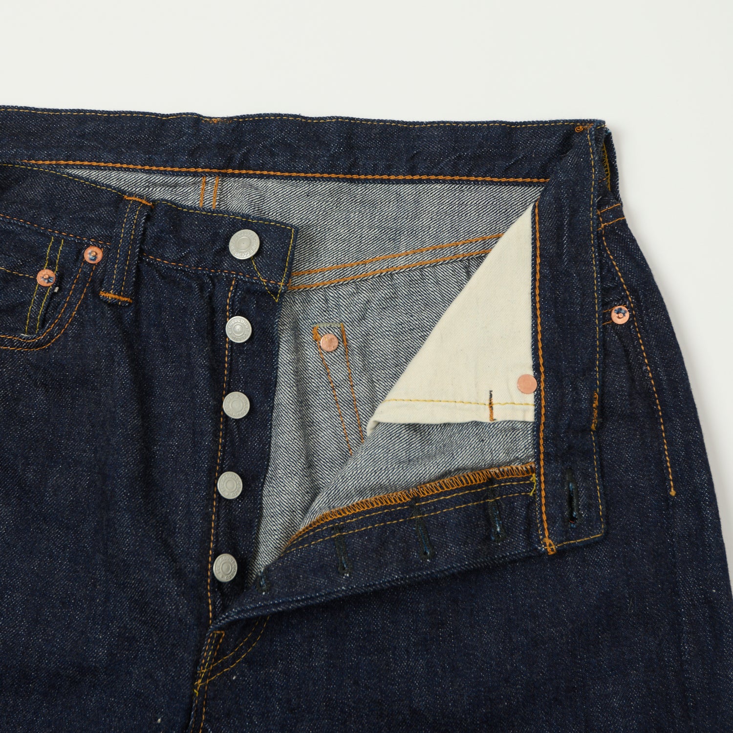 FULLCOUNT 1108SS 'Super Smooth' 11.5oz Regular Straight Jean - One Wash