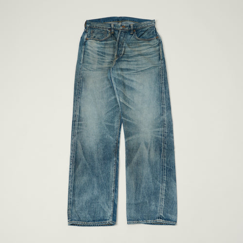 FULLCOUNT S0105SS 11.5oz WWII Model Wide Straight Jean - 'Master of Reality' Wash