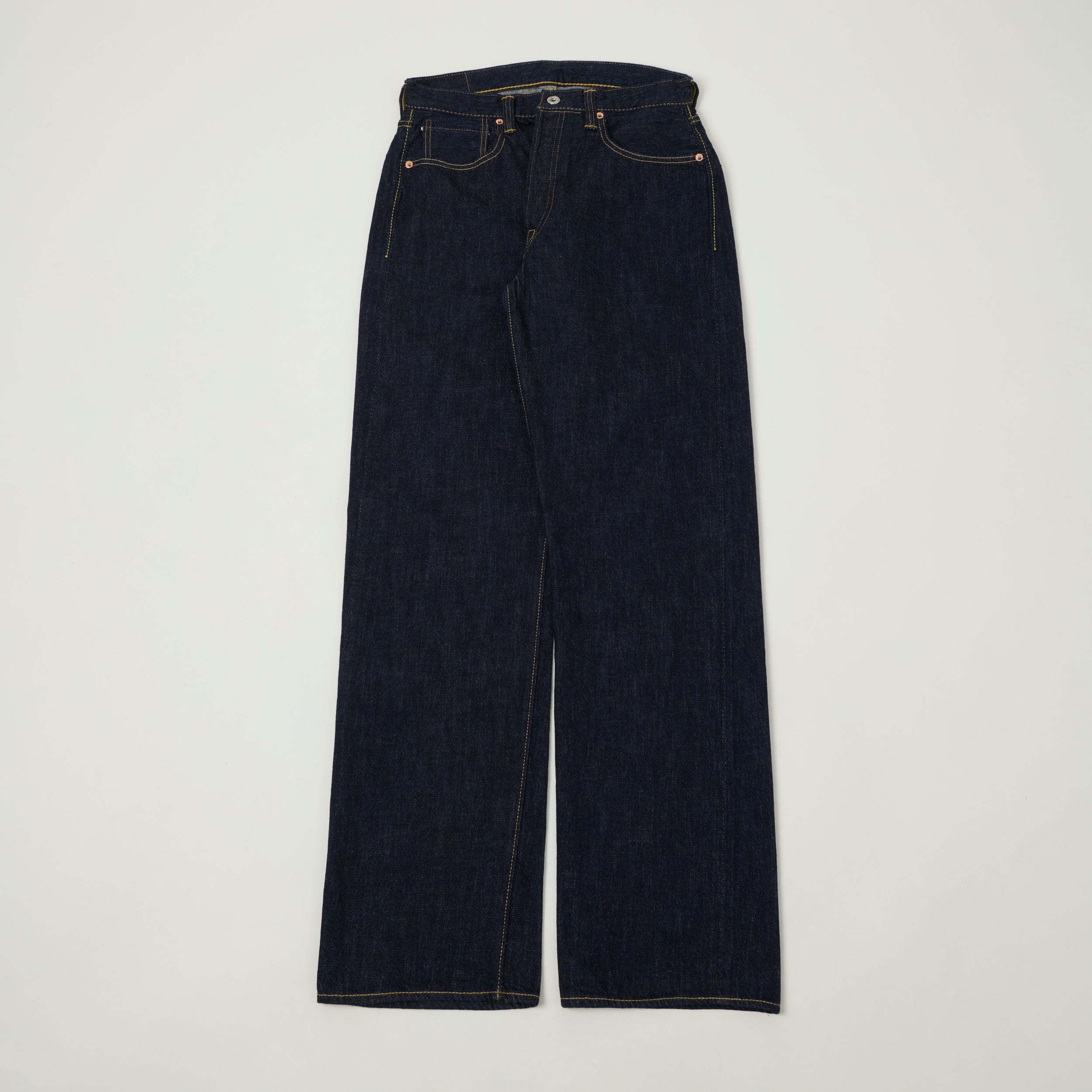 FULLCOUNT S0105 11.5oz WWII Model Wide Straight Jean - One Wash