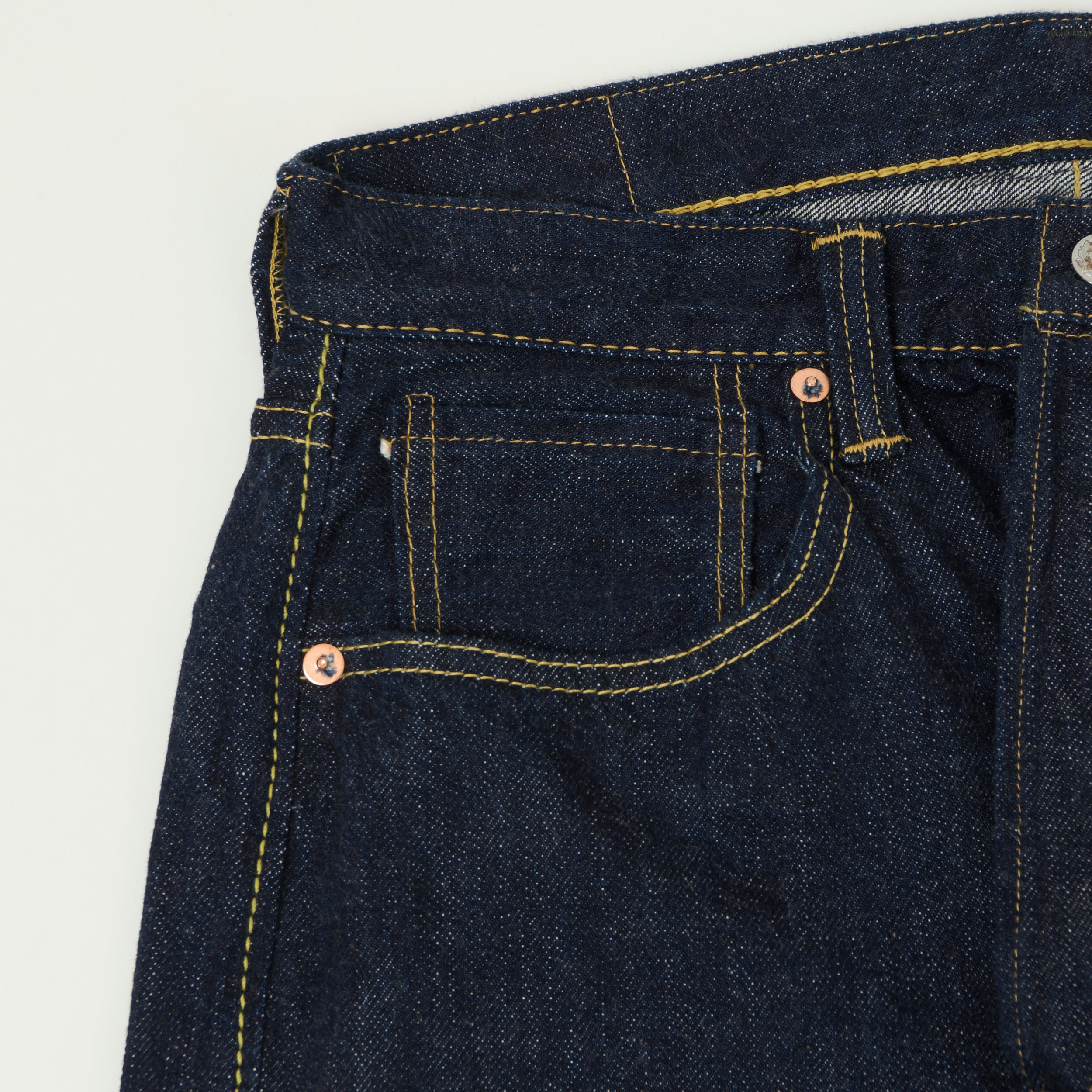 FULLCOUNT S0105 11.5oz WWII Model Wide Straight Jean - One Wash