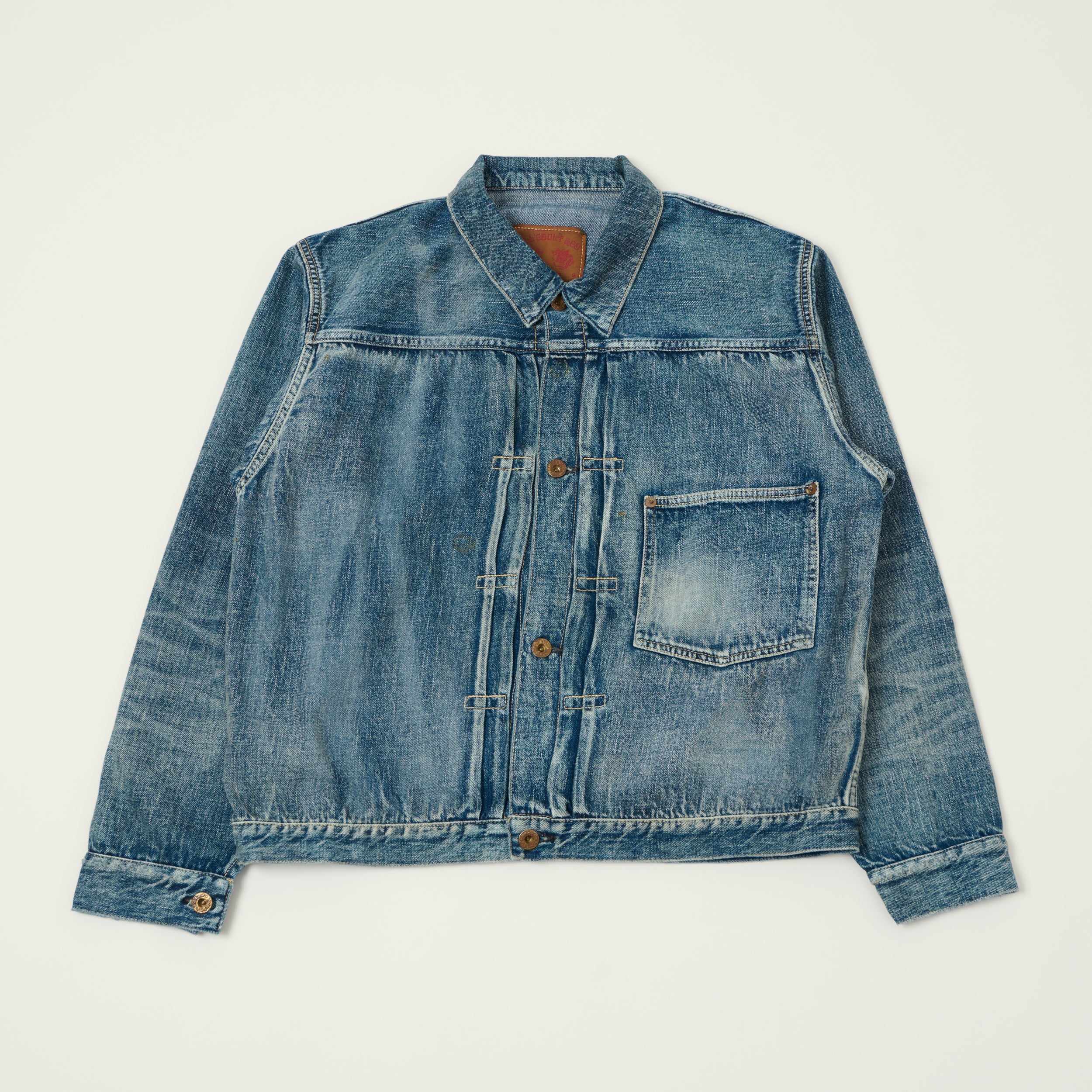 FULLCOUNT S2107SS 11.5oz WWII Model Denim Jacket - 'Master of Reality' Wash