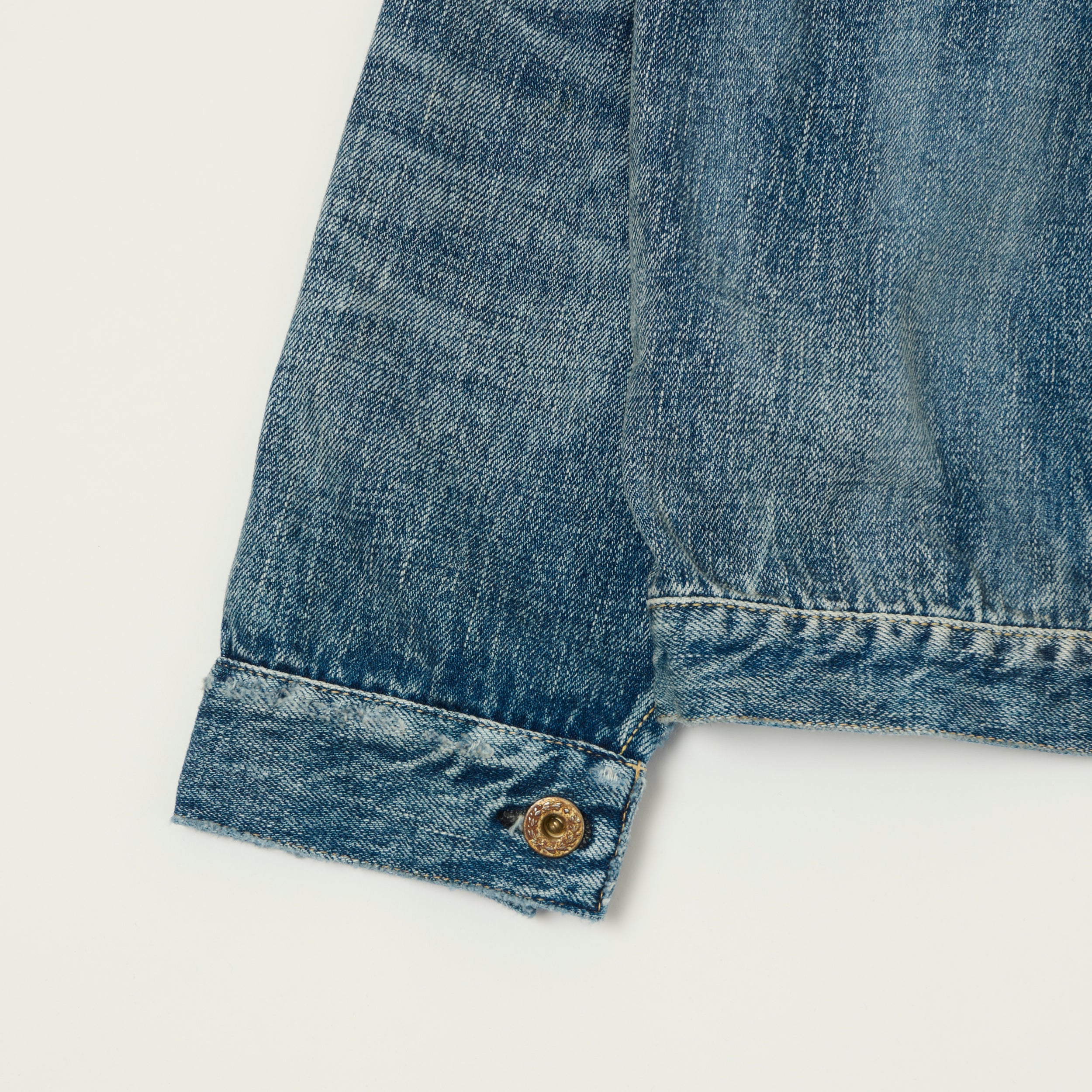 FULLCOUNT S2107SS 11.5oz WWII Model Denim Jacket - 'Master of Reality' Wash