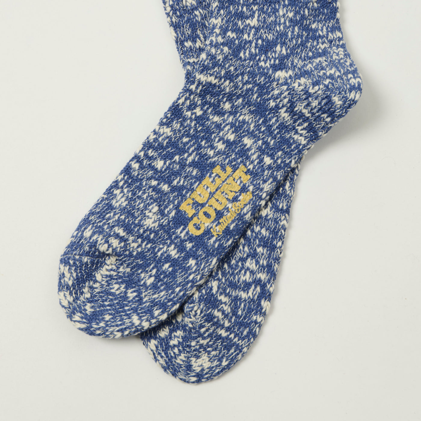 FULLCOUNT 6110 Slub Sock - Blue