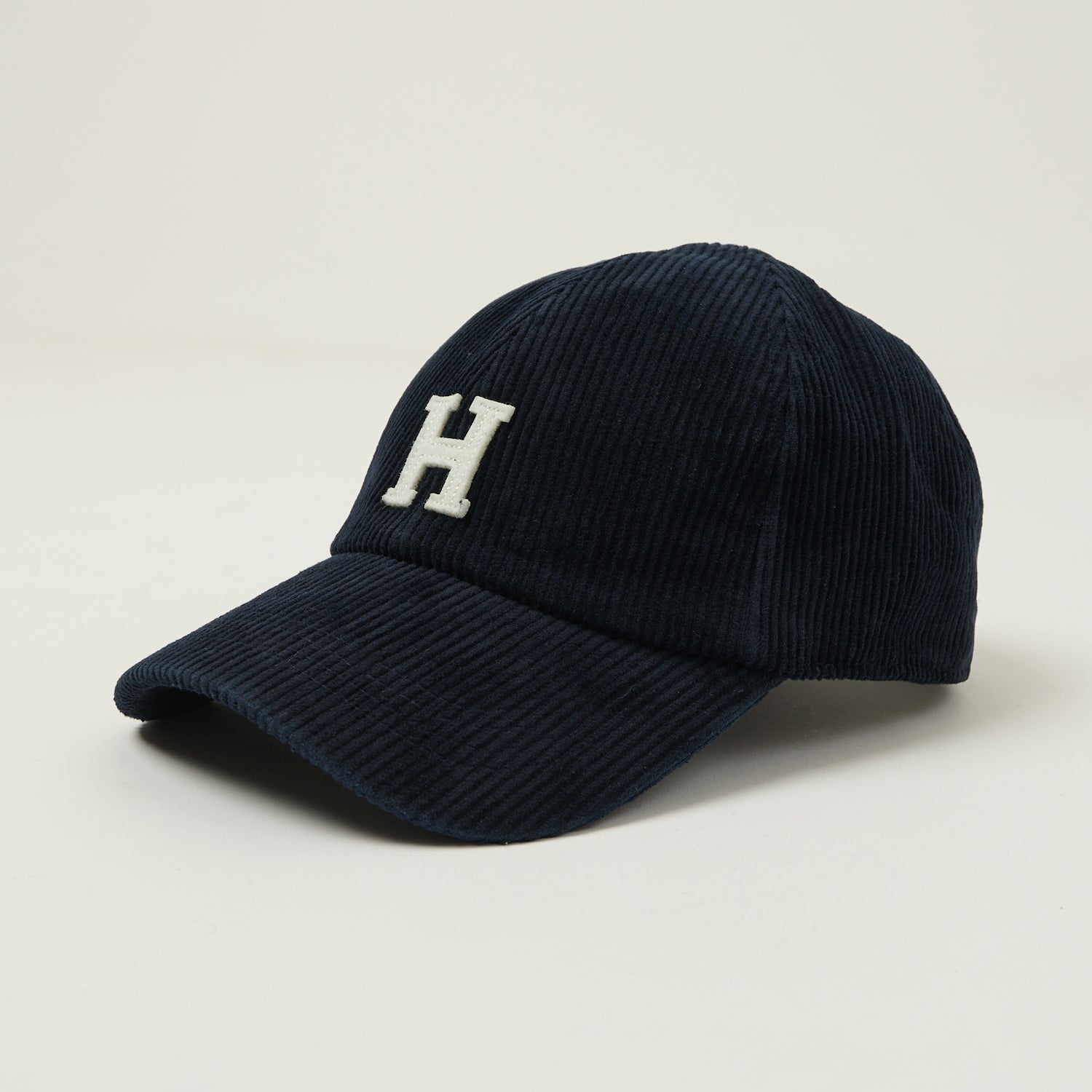 Hartford 'H' Corduroy Baseball Cap - Navy