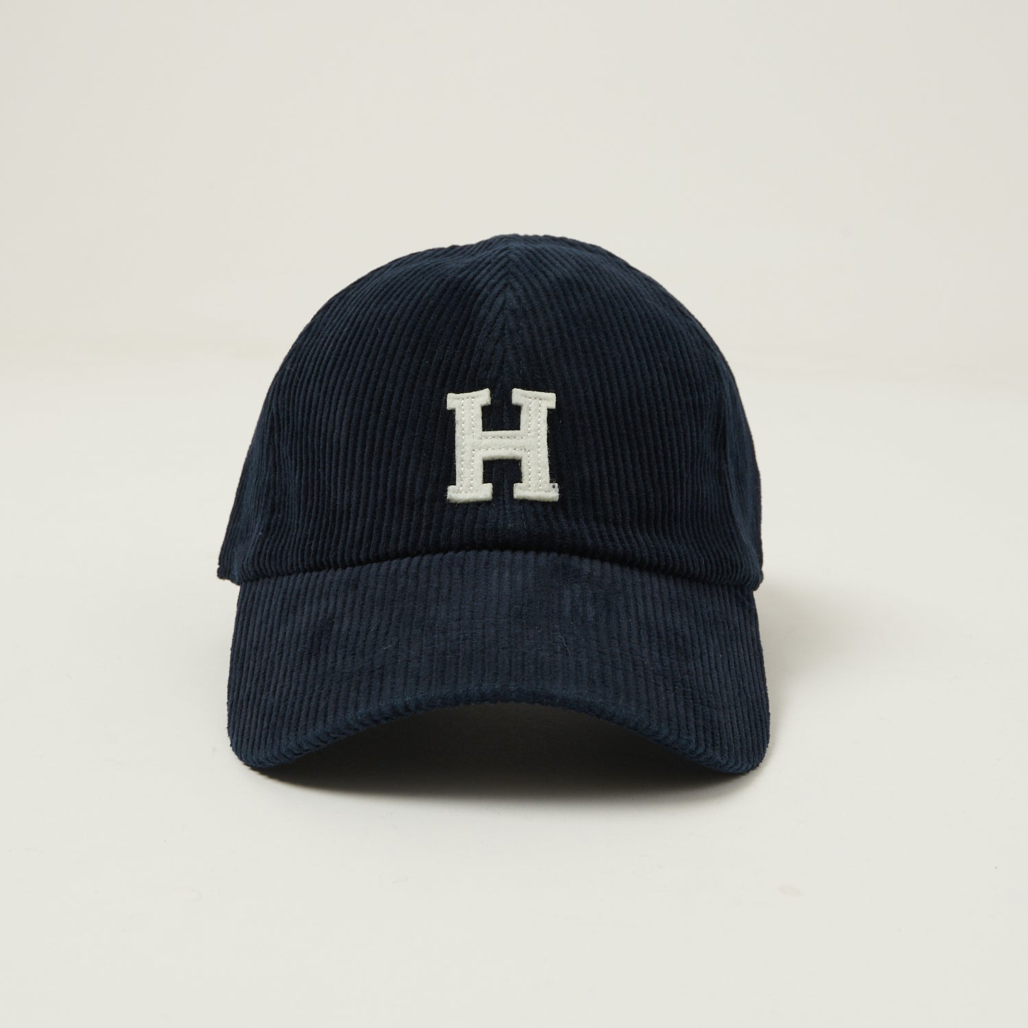 Hartford 'H' Corduroy Baseball Cap - Navy