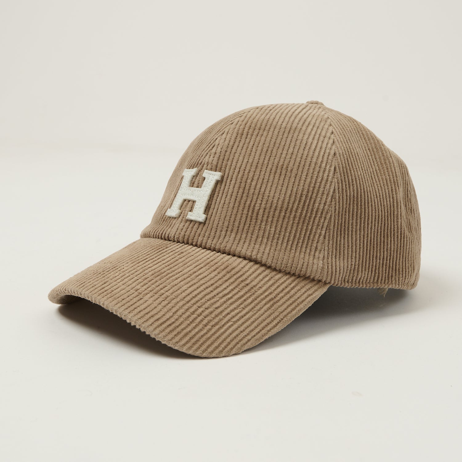 Hartford 'H' Corduroy Baseball Cap - Khaki