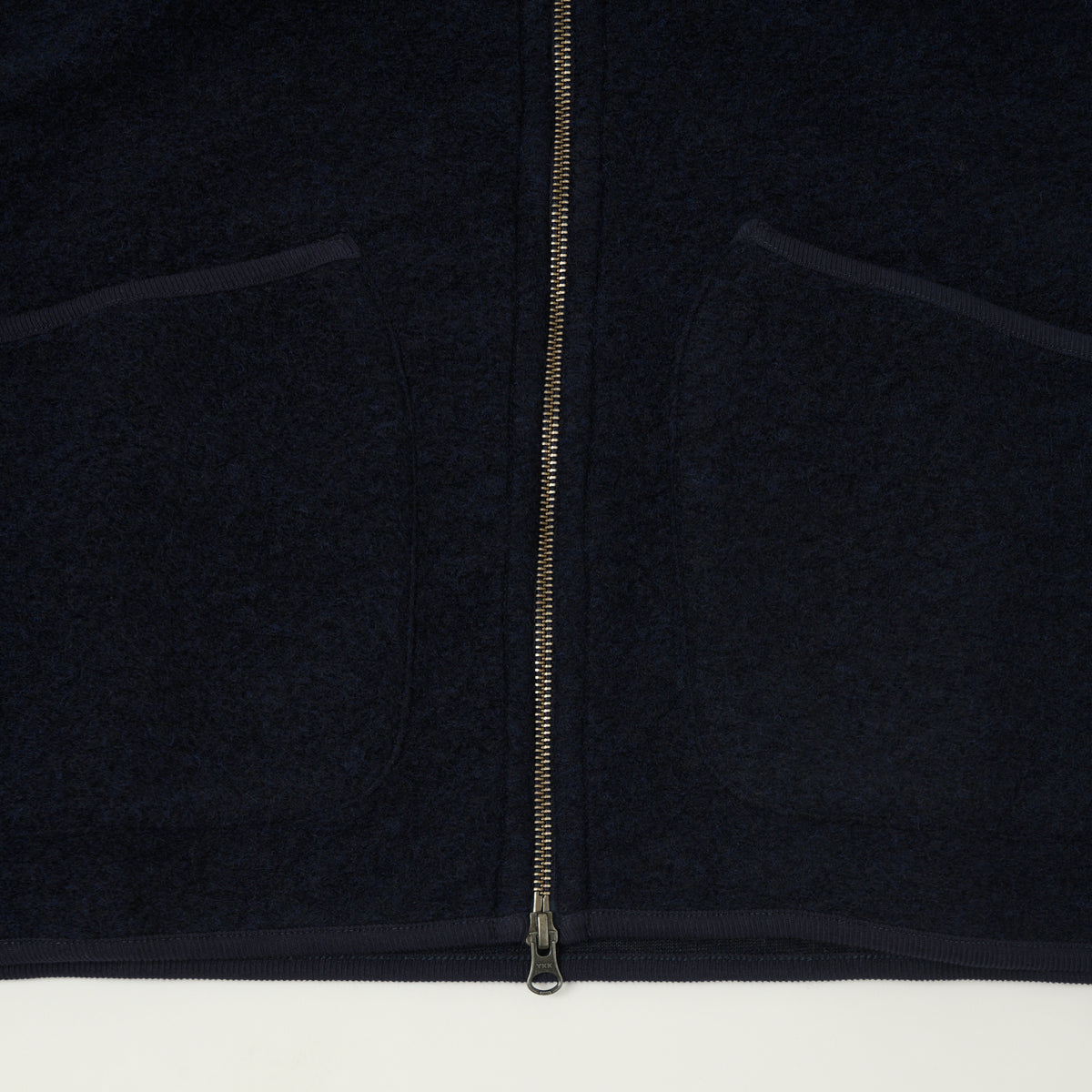 Hartford Knitted Wool Vest - Navy
