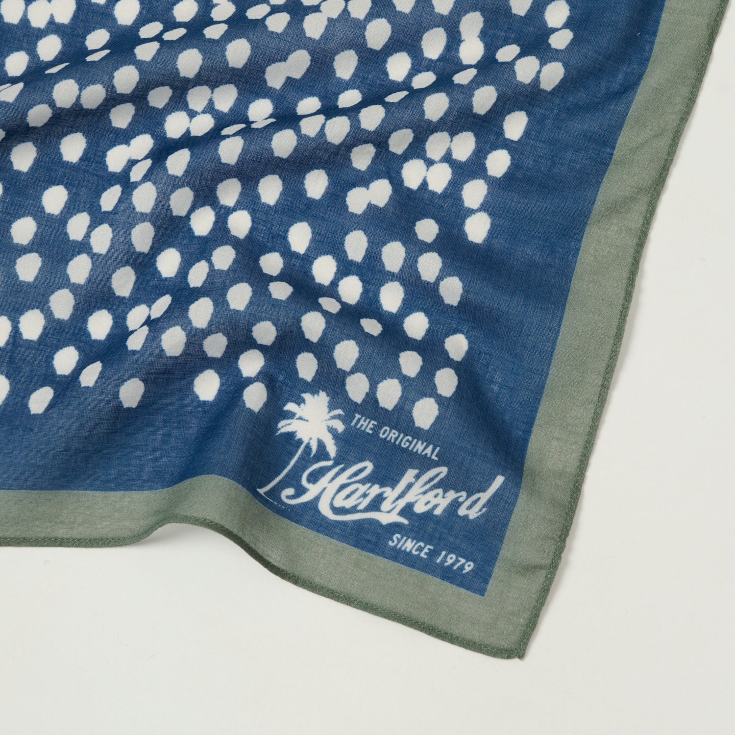 Hartford Dots Bandana  - Ink Blue