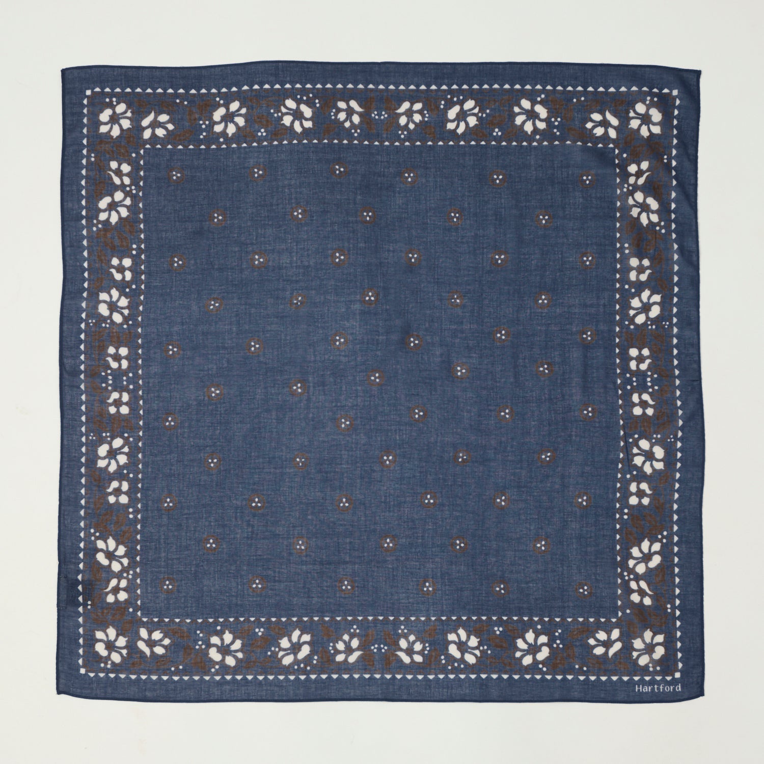 Hartford Hibiscus Bandana - Navy