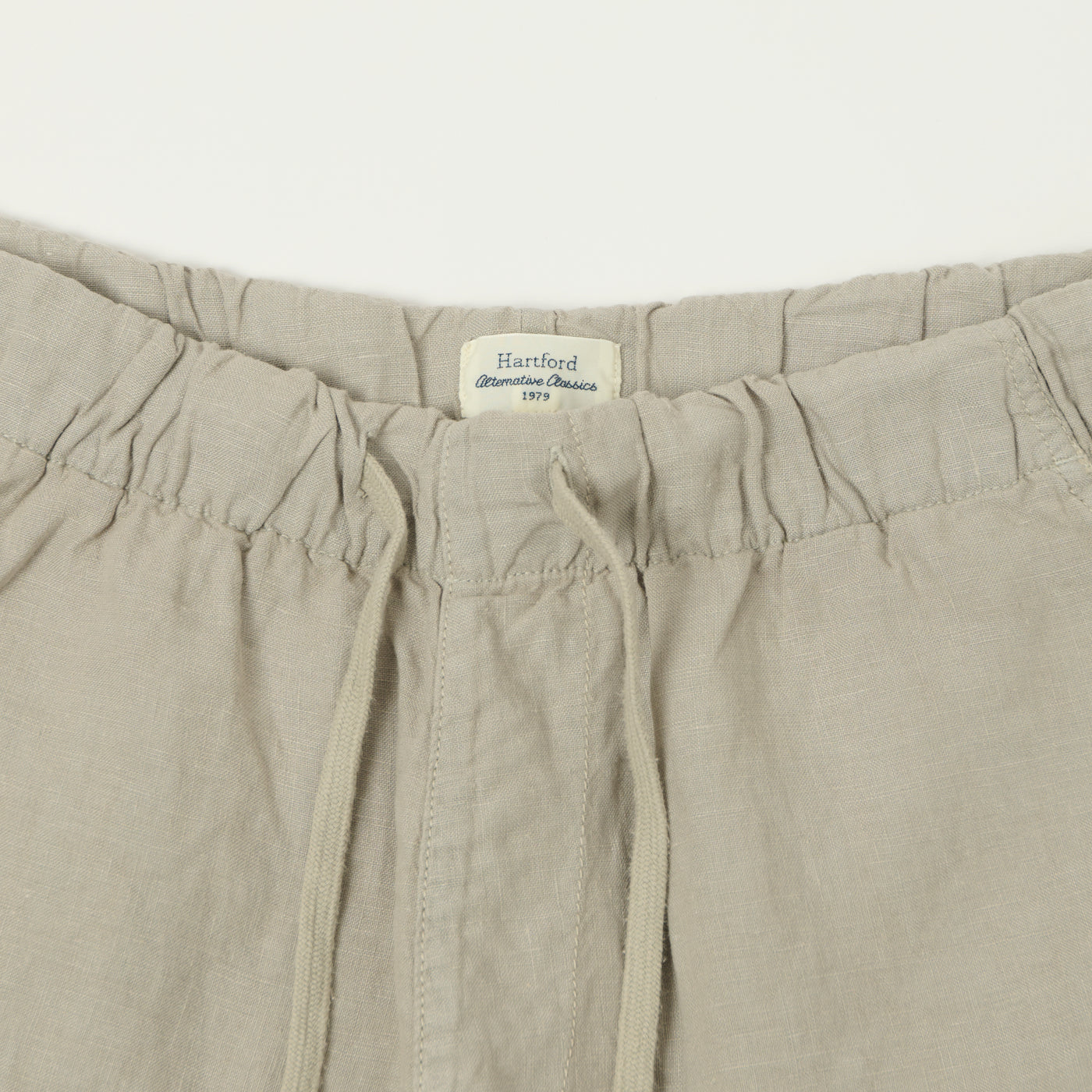 Hartford Linen 'Joggy' Shorts - Sage
