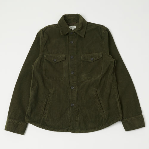 Hartford 'Joyce' Corduroy Work Shirt - Army