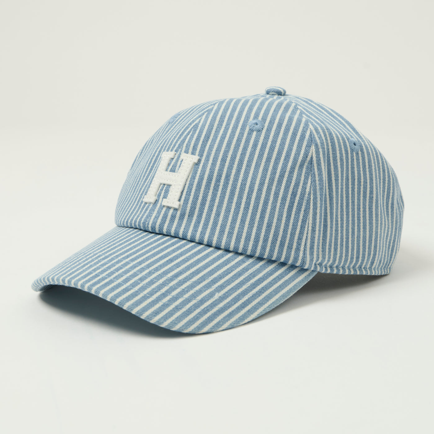 Hartford Letterman 'H' Logo Cap - Hickory Stripe