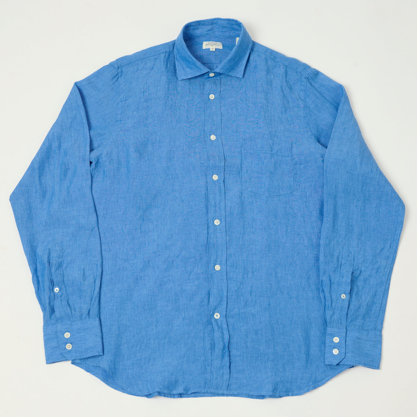 Hartford 'Paul' Linen Shirt  - Blue