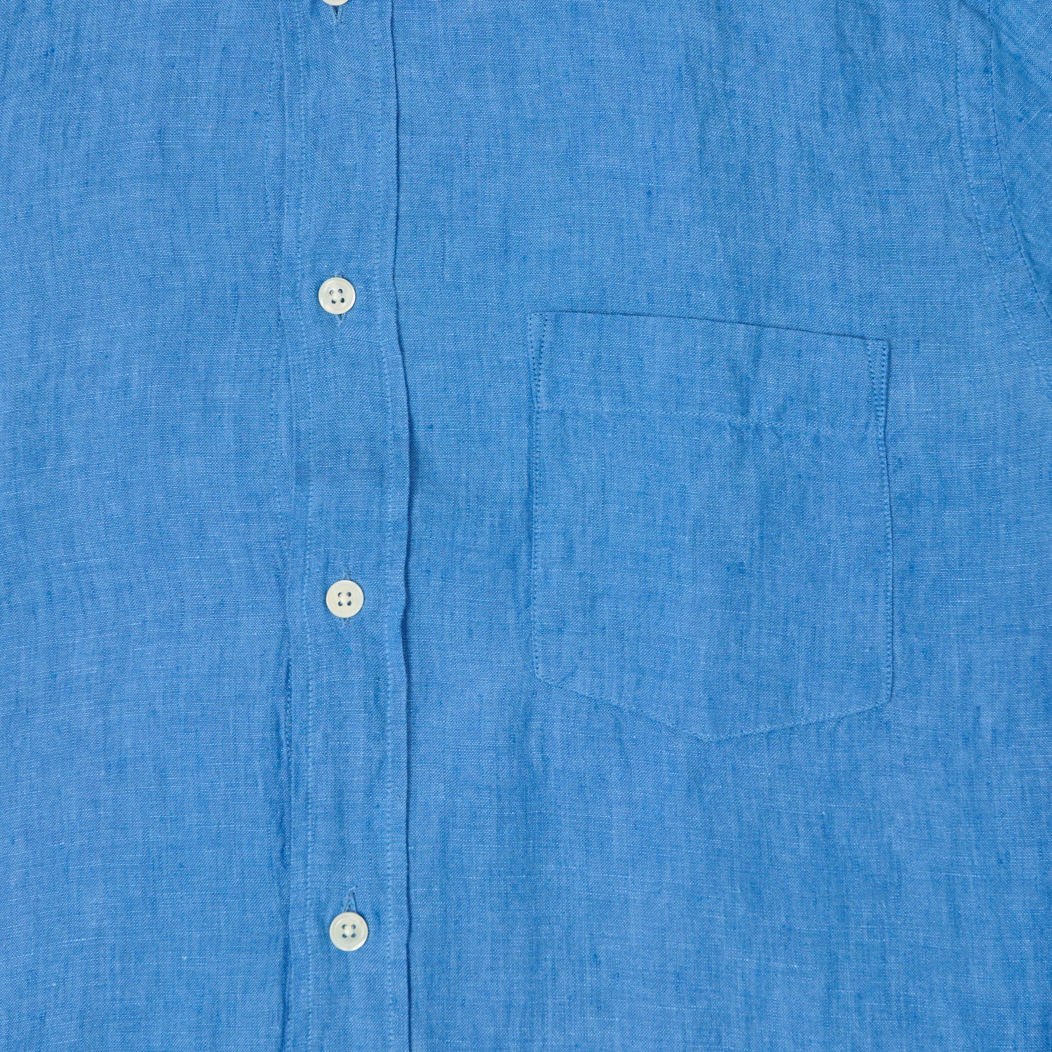 Hartford 'Paul' Linen Shirt  - Blue