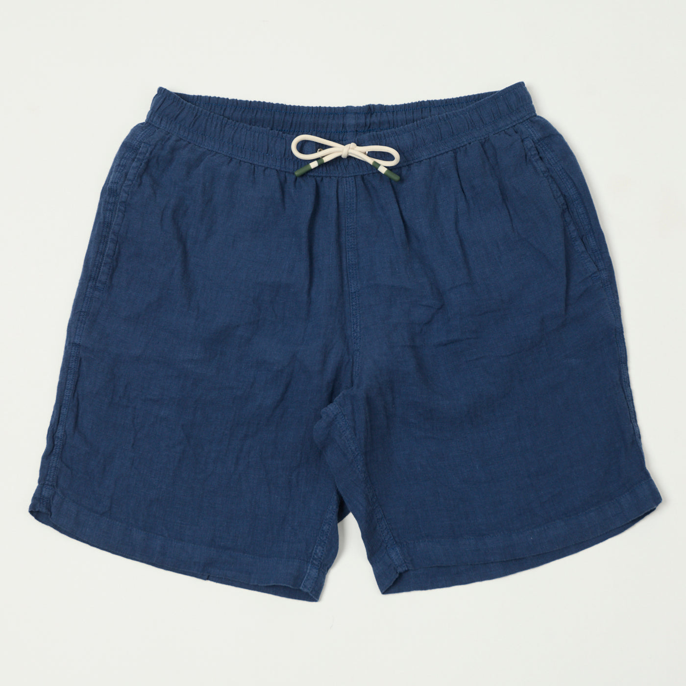 Hartford Linen Swim Shorts - Deep Blue