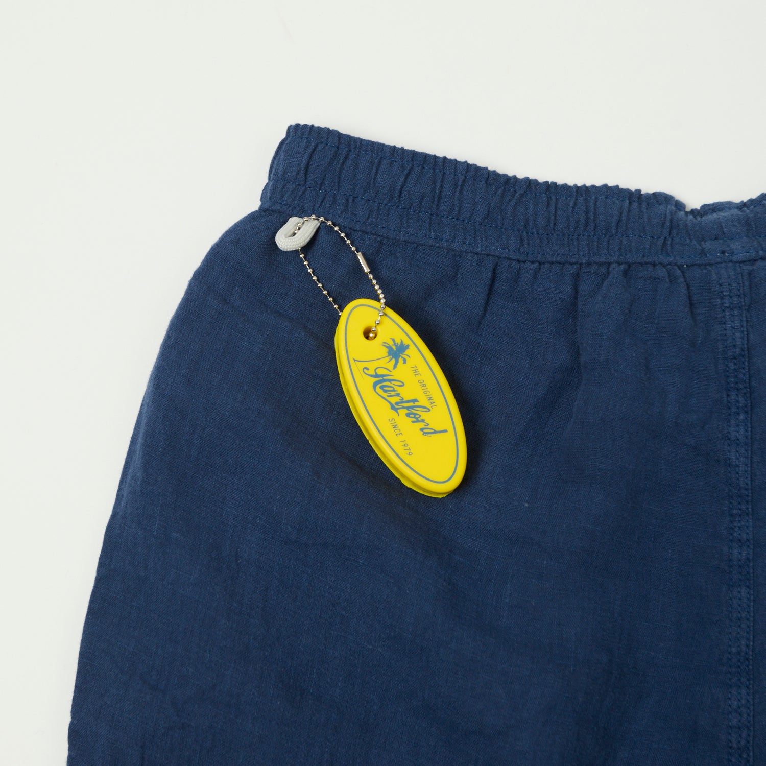 Hartford Linen Swim Shorts - Deep Blue