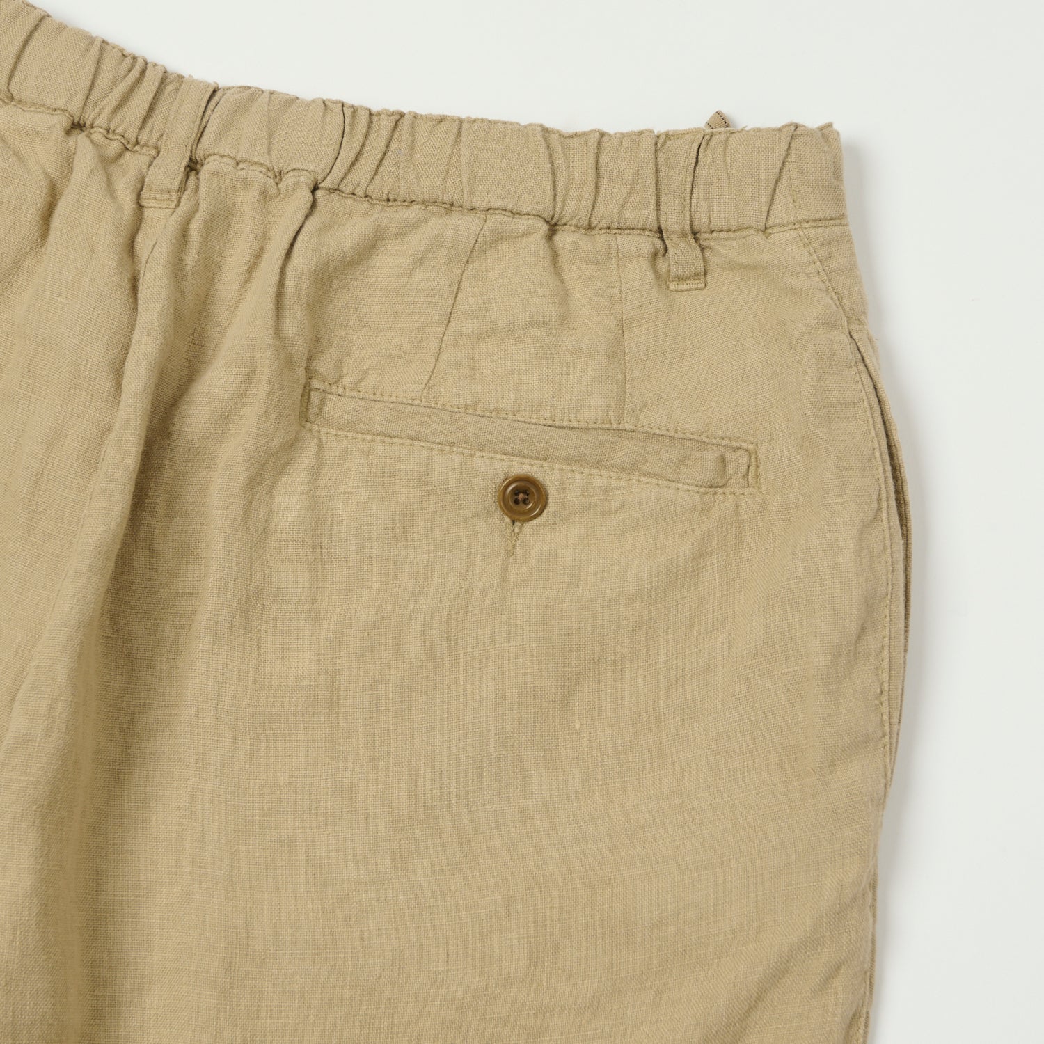 Hartford 'Tank' Linen Shorts - Desert