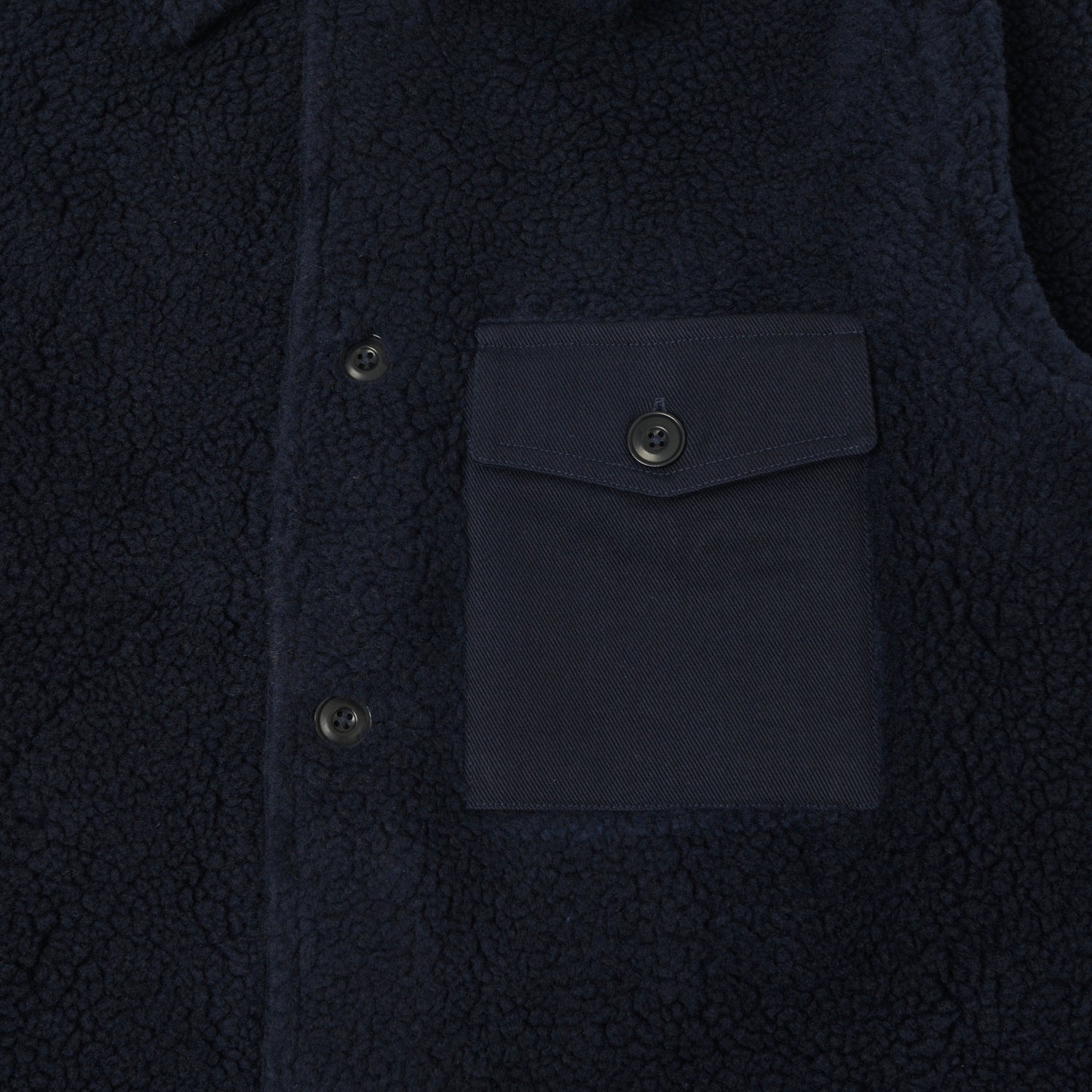 Hartford 'Utility' Fleece Jacket - Navy