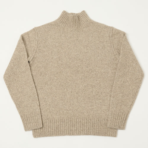 Hartford Turtle Neck Jumper - Natural