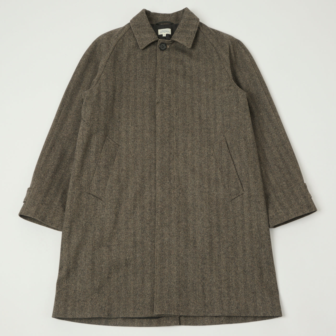 Hartford 'Calvin' Raglan Sleeve Coat - Brown