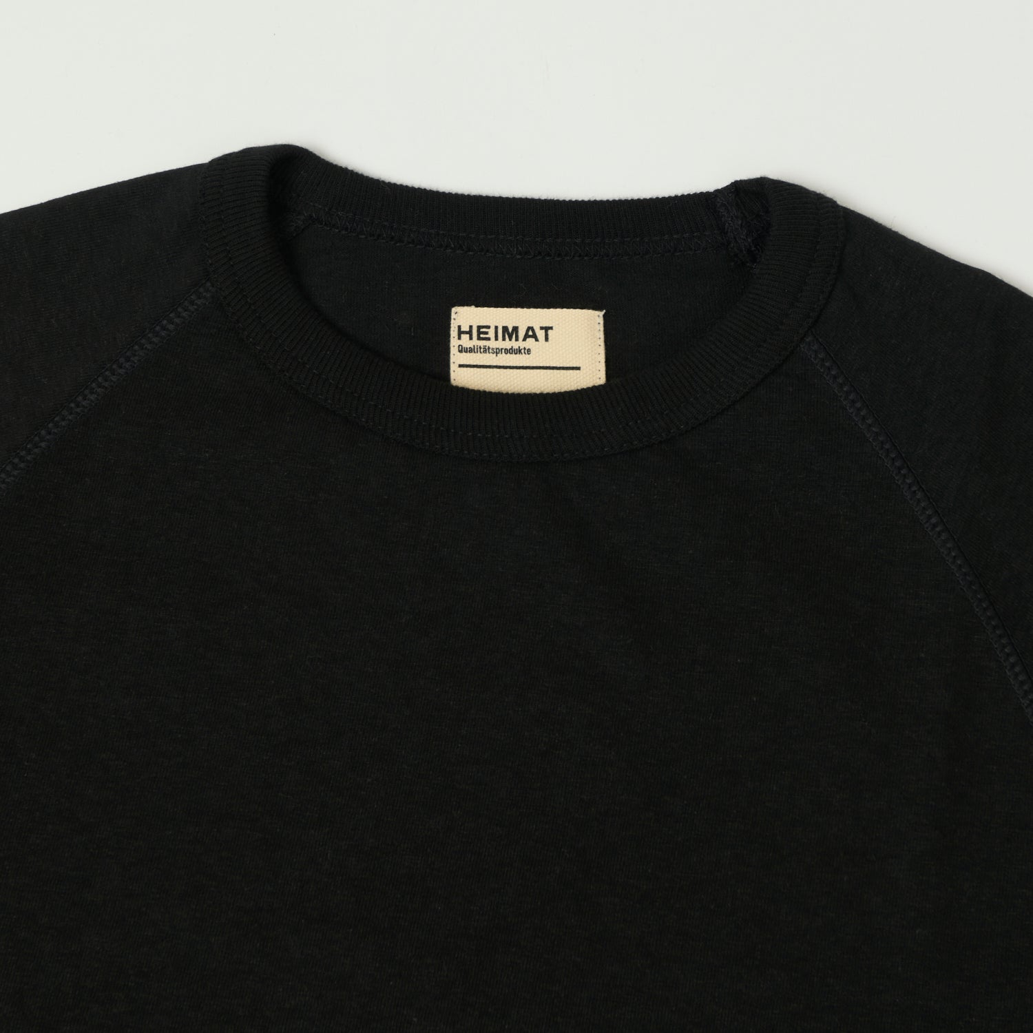 Heimat Cotton Hemp T-Shirt - Black