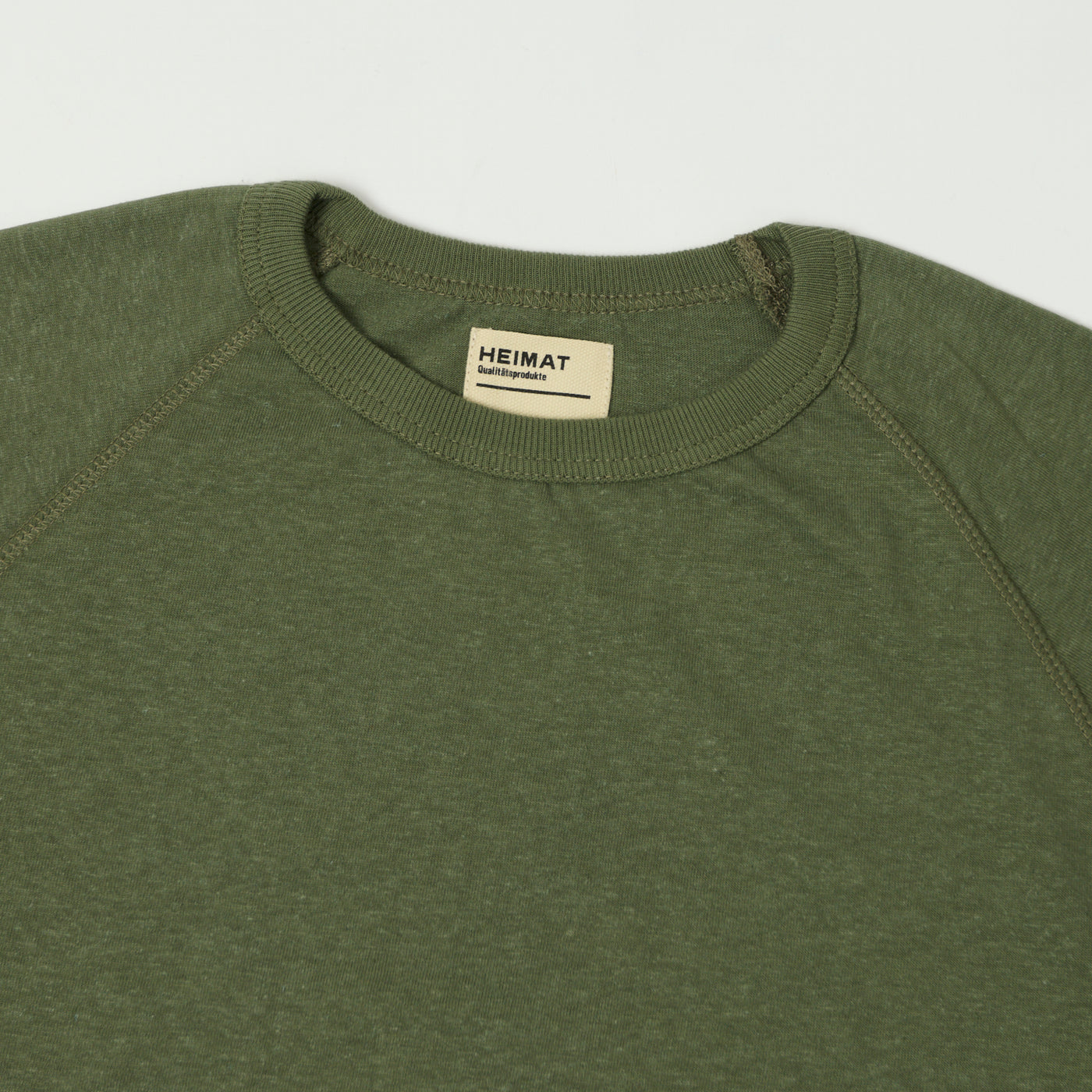 Heimat Cotton Hemp T-Shirt - Military Green