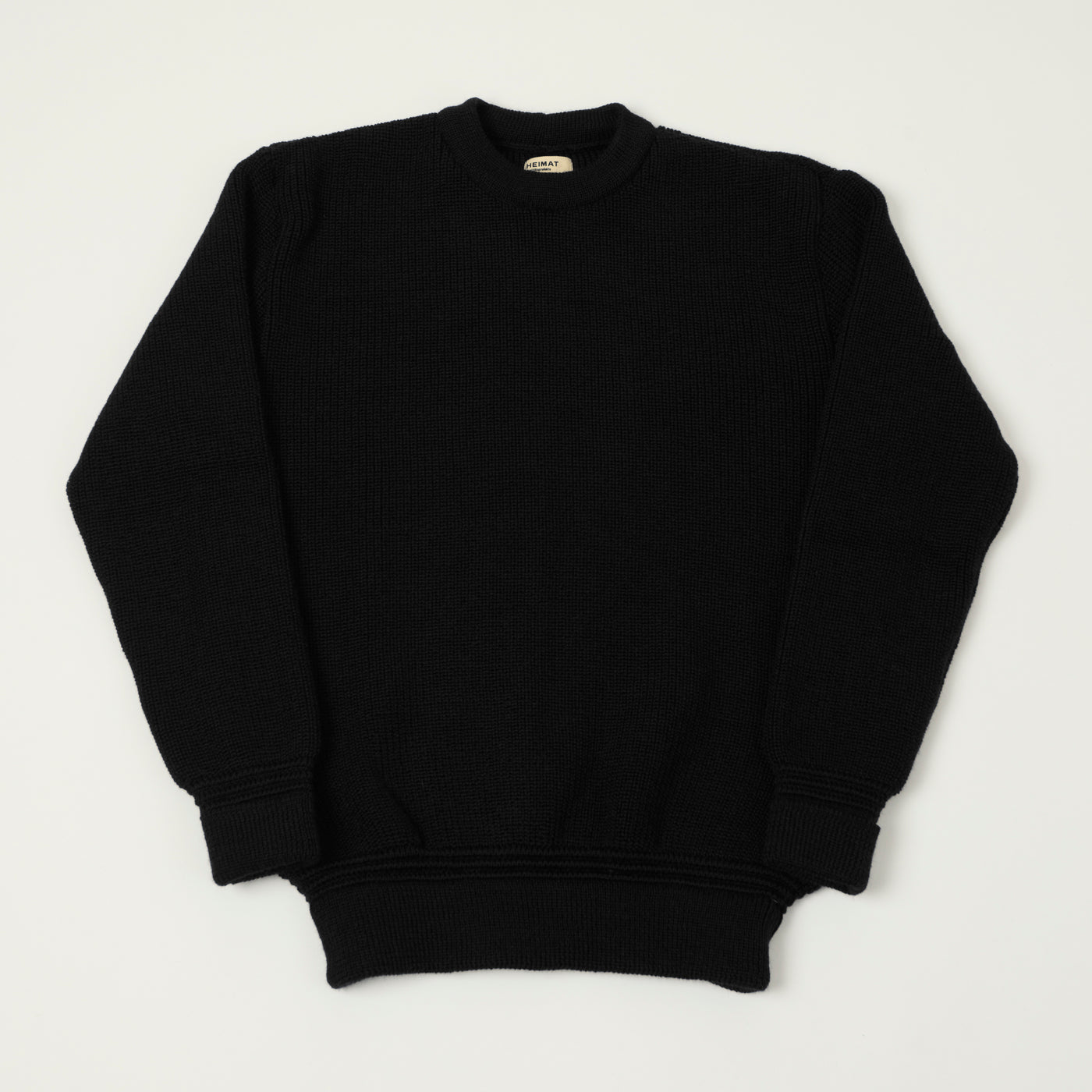 Heimat 'Rundhals' Crew Neck Jumper - Schwarz