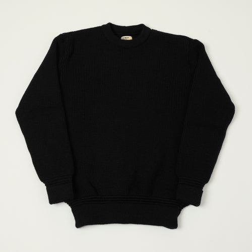 Heimat 'Rundhals' Crew Neck Jumper - Schwarz