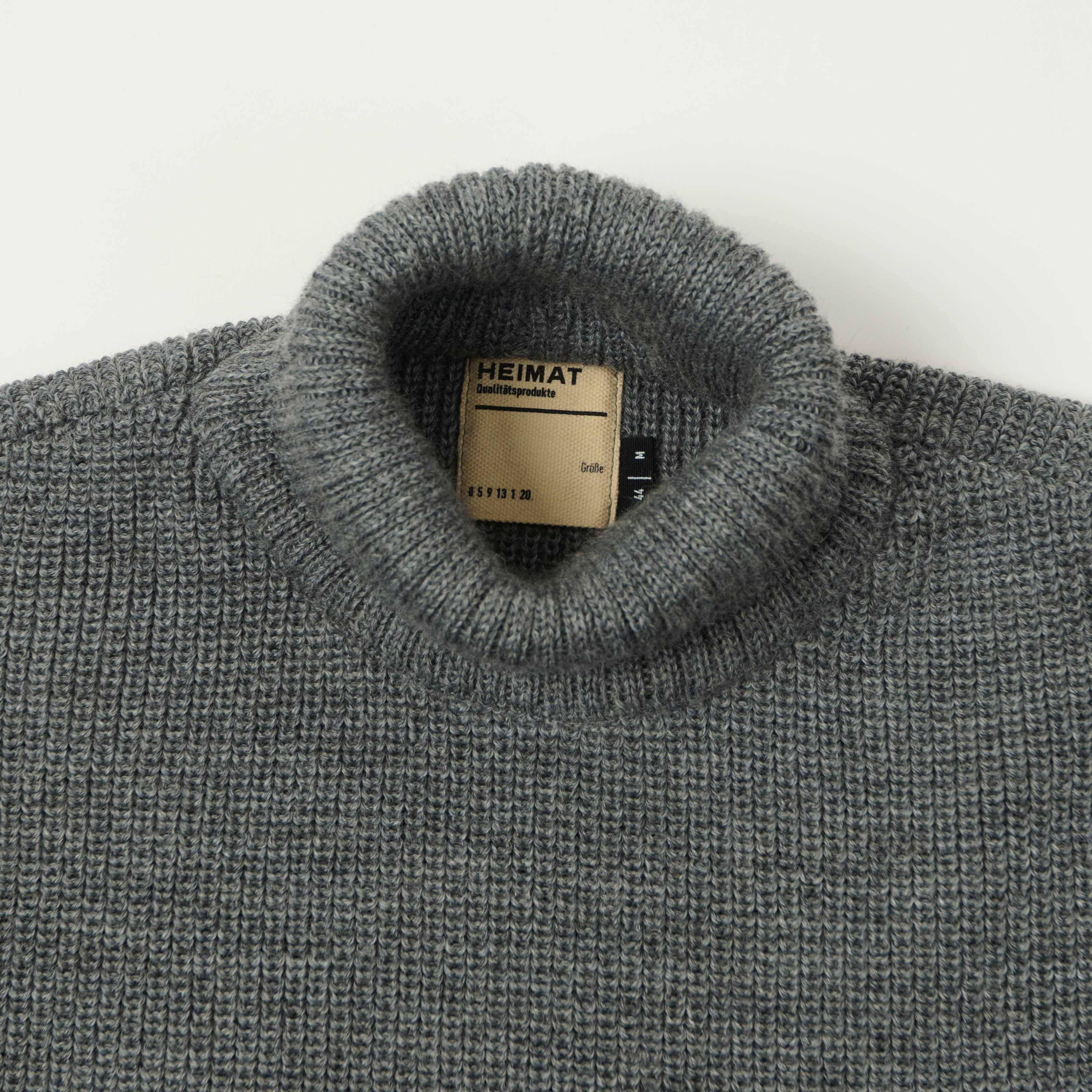 Heimat 'Rollkragen' U Boat Rollneck - Battleship Grey