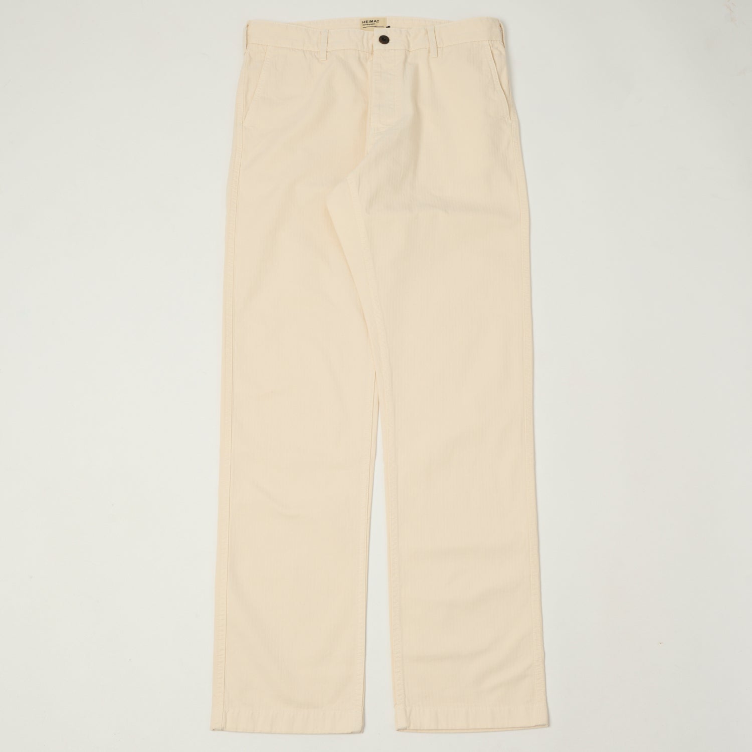 Heimat 'Journey' Herringbone Twill Chinos - Seashell