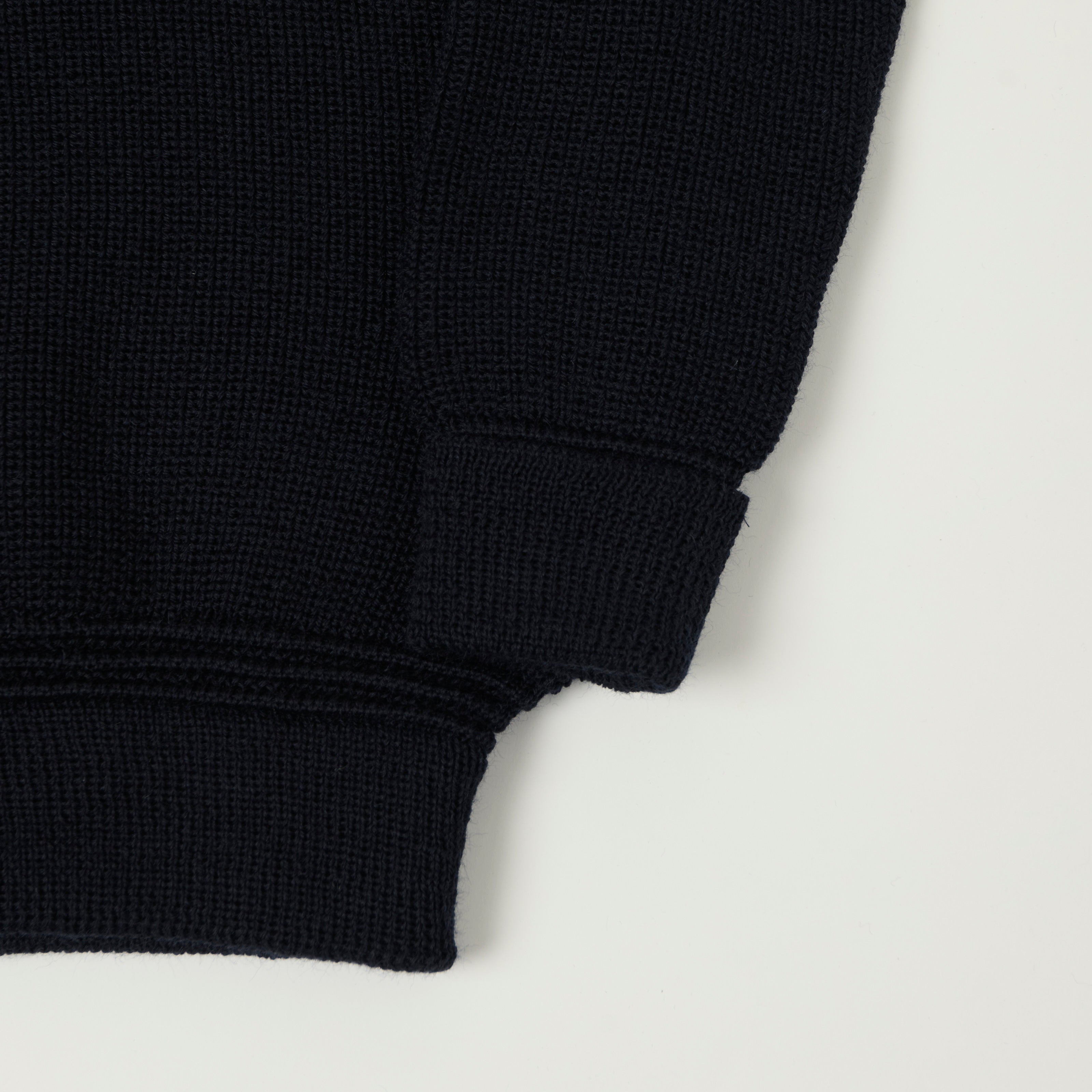 Heimat 'Segler' Quarter Zip Skipper Jumper - Ink