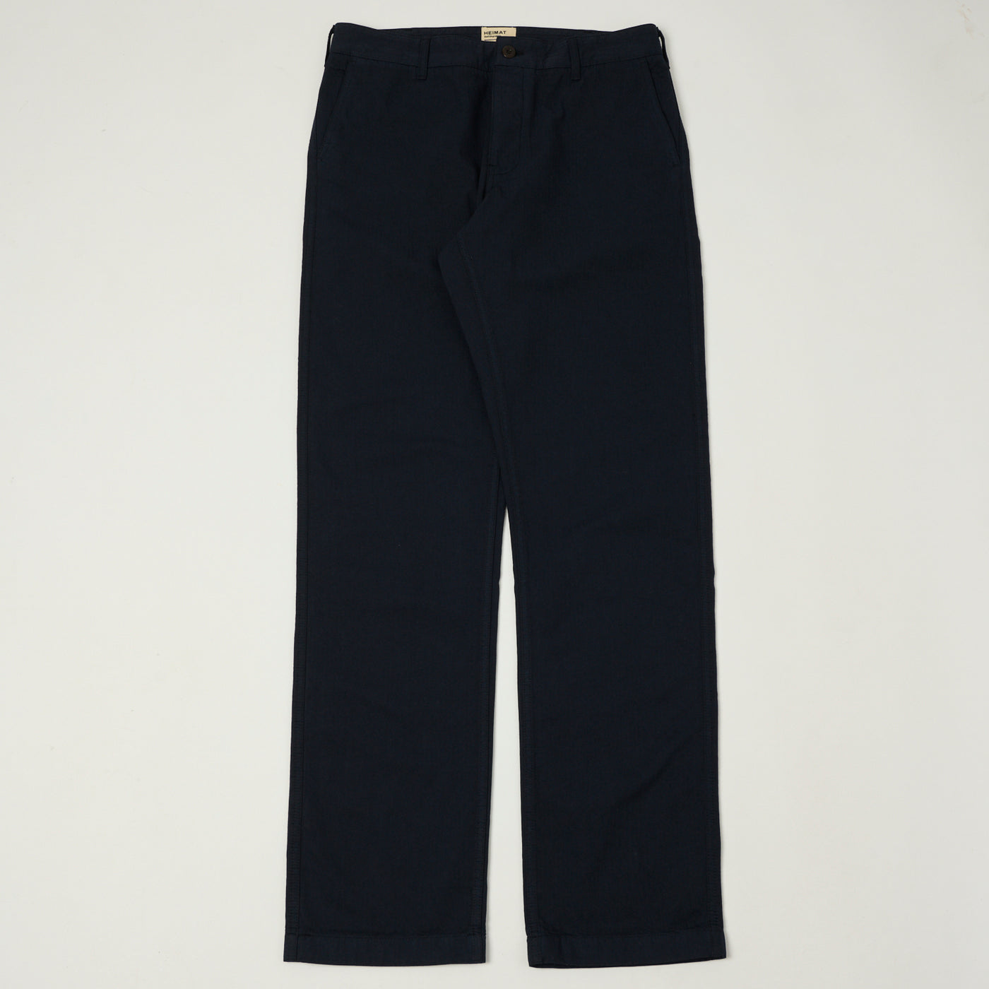 Heimat 'Journey' Herringbone Twill Chinos - Ink