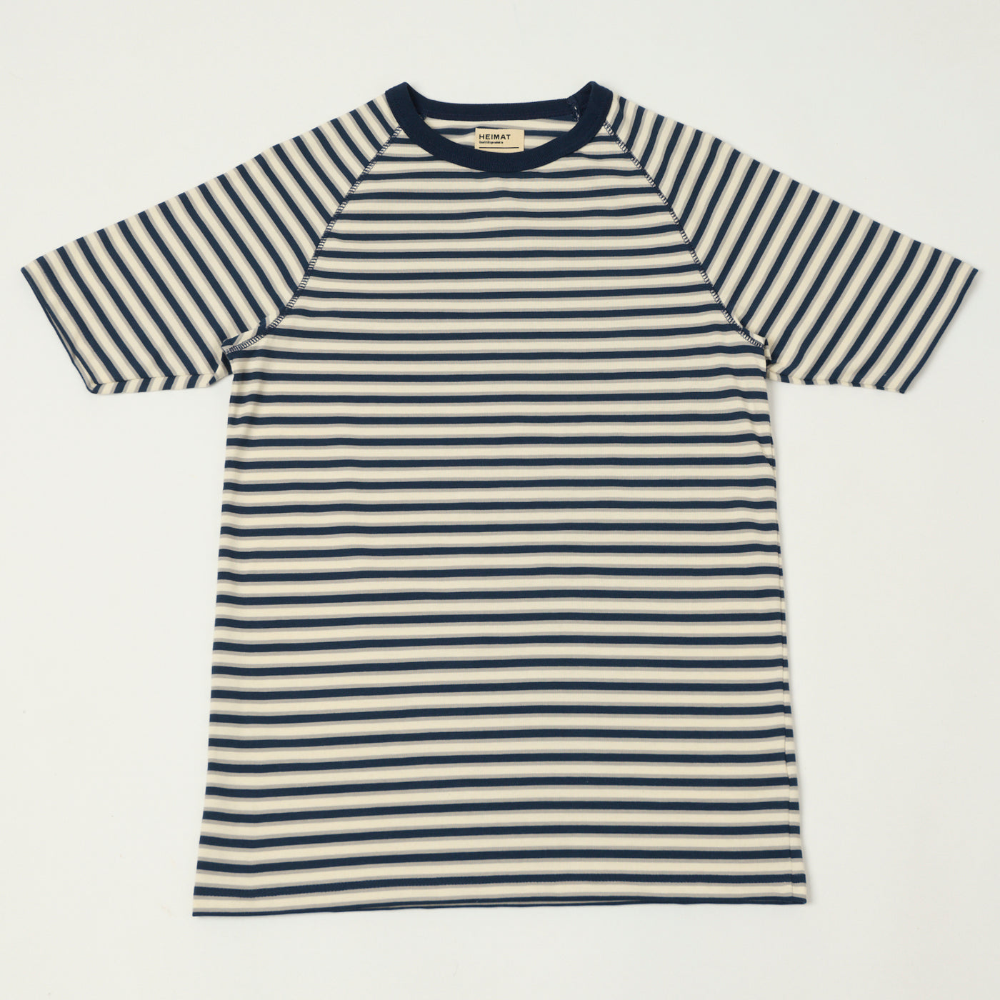 Heimat Boy Scout T-Shirt - Ink/Battleship Grey/Seashell