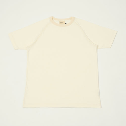 Heimat Raglan Sleeve Cotton Hemp T-Shirt - Seashell