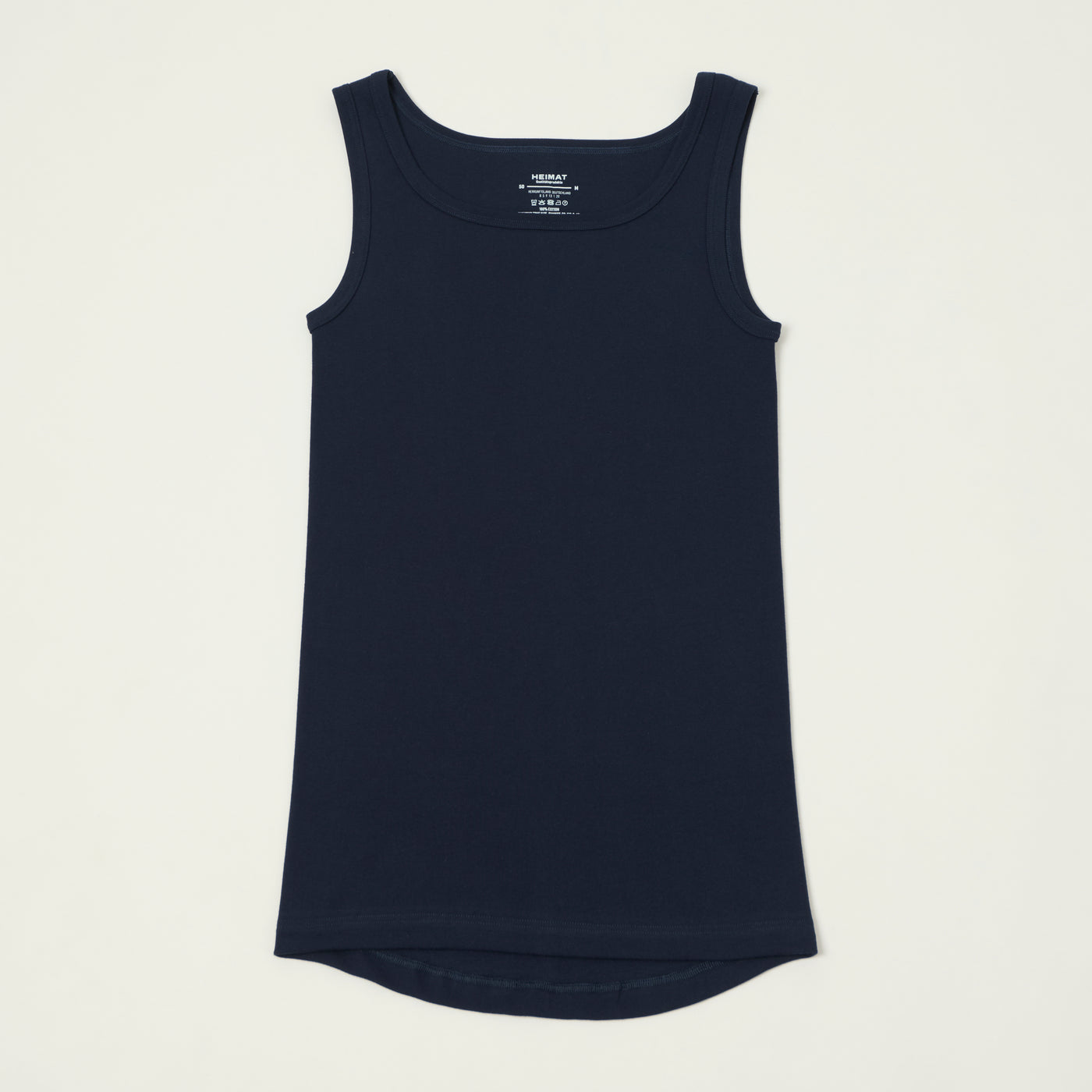 Heimat Fine Ribbed Vest - Ink